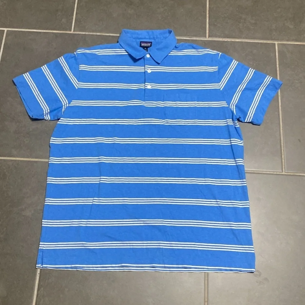 Patagonia organic cotton polo.  Size XL - Picture 3 of 4